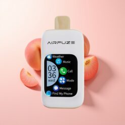 Airfuze Smart Pro 40000 Puffuri Baterie 900mAh Lichid 20ML Nicotina 2% 5% Coil 20ml Afumat Moduri Soft Normal Boost Gust Piersica Zemoasa
